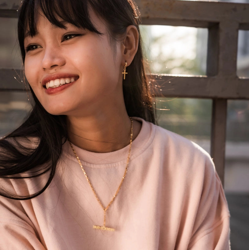 Courageous Cross Earrings | 2 Colors