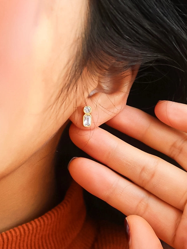 Zaid 18K Gold Non-Tarnish Mini Stud