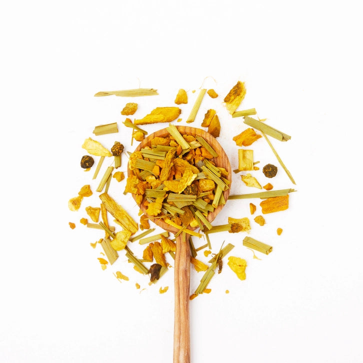 Turmeric Ginger Tin + Spoon | Organic, Fair Herbal Tea