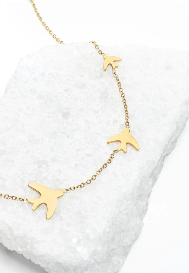 Sparrow Gold Necklace