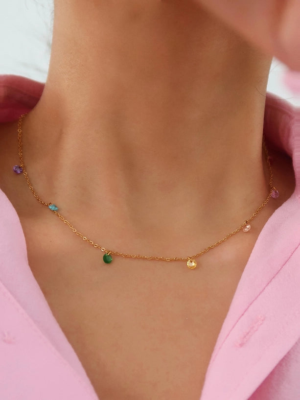 Ariana 18K Non-Tarnish Petite Chain Necklace