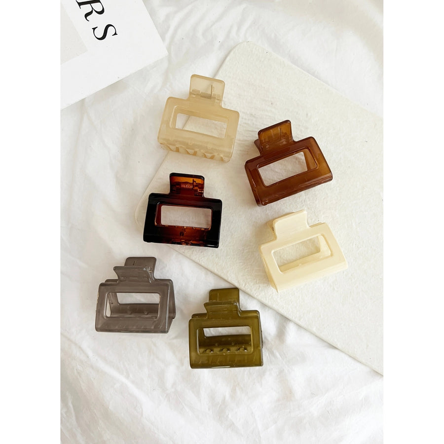 Jelly Hair Clip Off White | 2"