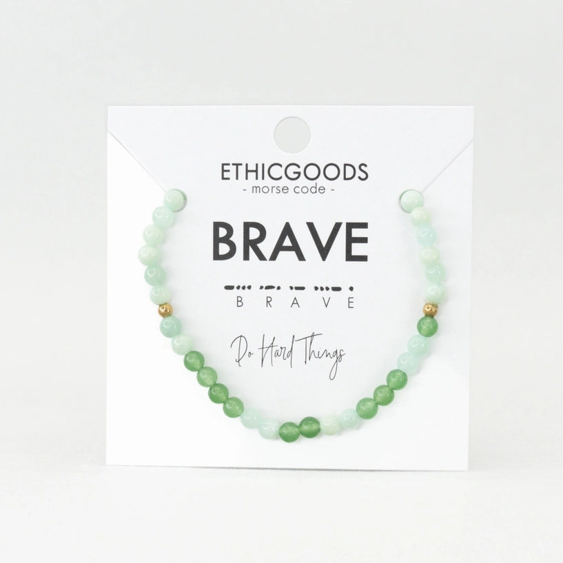 Morse Code Bracelet | Brave