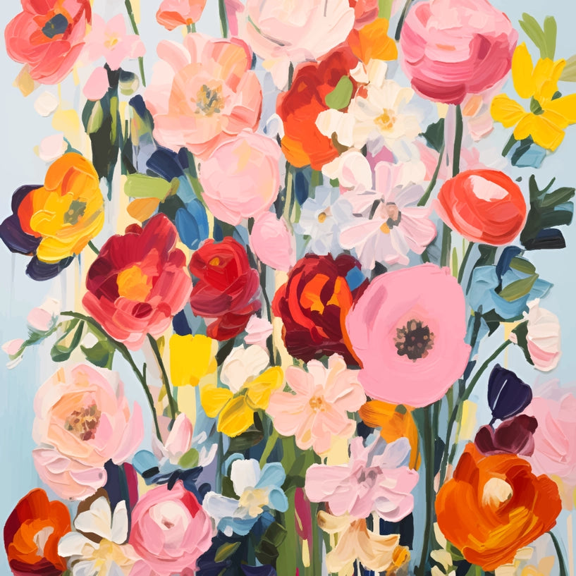 Flowers Bouquet Kitchen | Recycle Microfiber Waffle Tea Towel