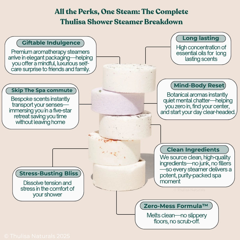 Individually Wrapped Rose Shower Steamer