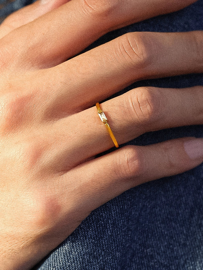 Côme 18K Gold Non-Tarnish Minimalist Thin Band