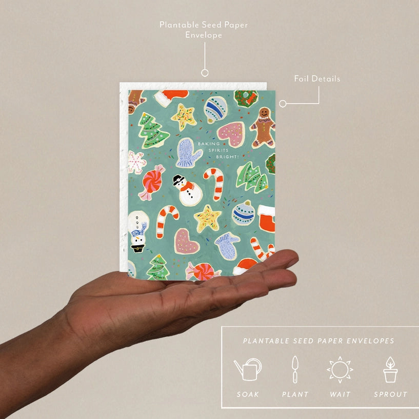 Christmas Cookies Card | Plantable