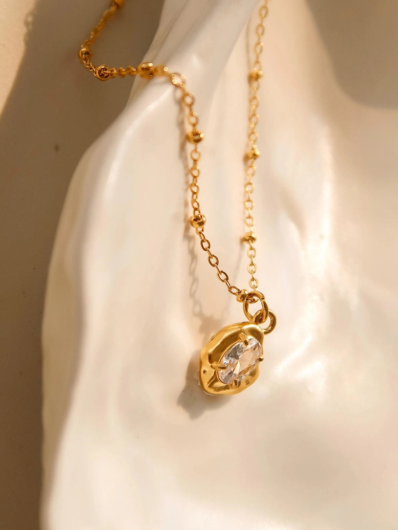 Ryleigh 18K Gold Non-Tarnish Petite Necklace | 2 Colors