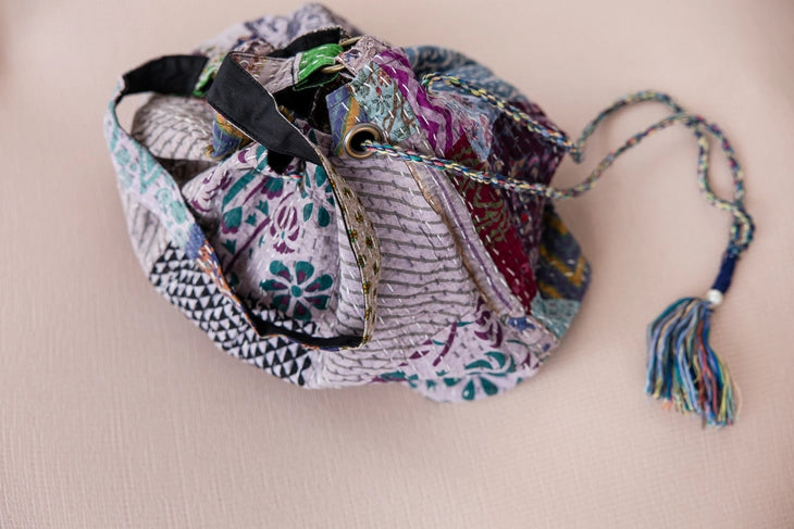 Boho Blooms Bag - Purple