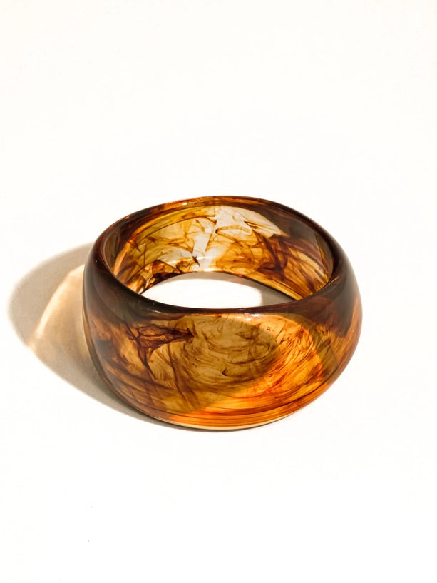 Caelia Modern Bold Statement Resin Bangle | Assorted