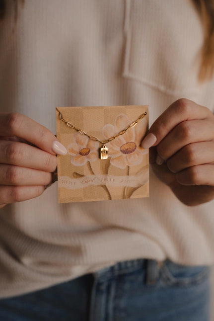 Fully Known Mini Tag Necklace