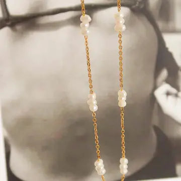 18K Non-Tarnish Petite Pearl Choker