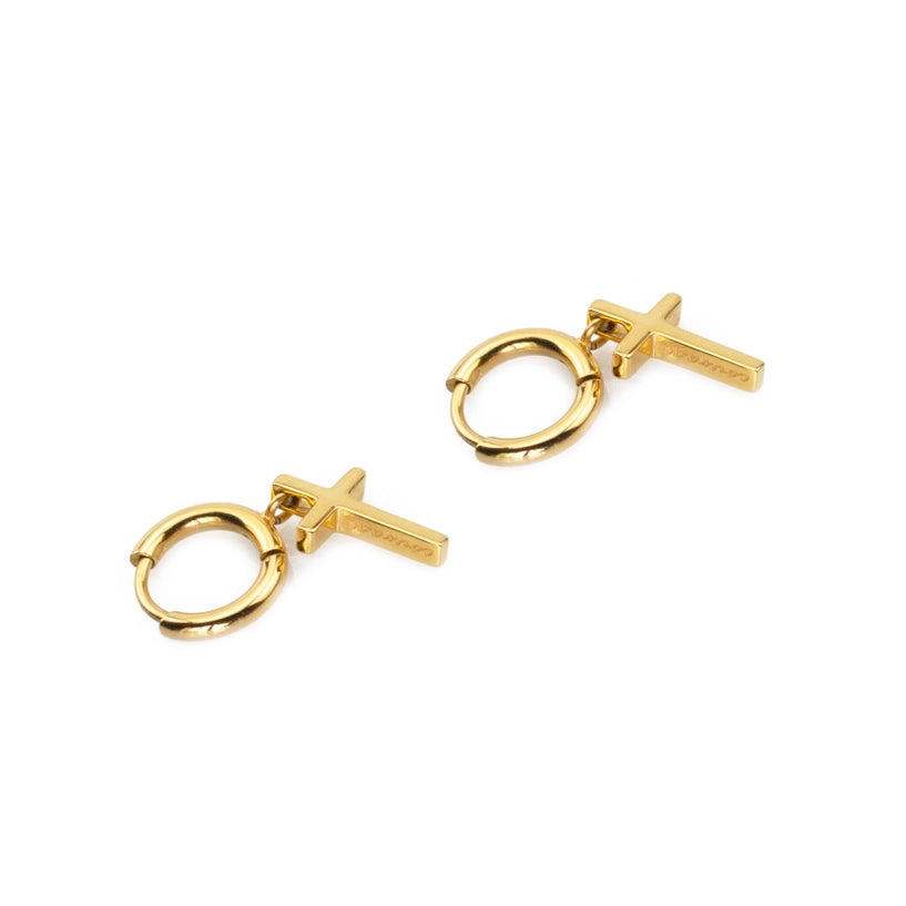 Courageous Cross Earrings | 2 Colors