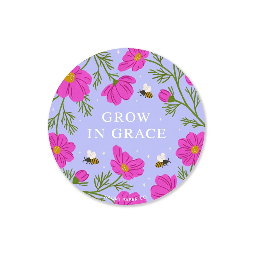Grow in Grace Sticker
