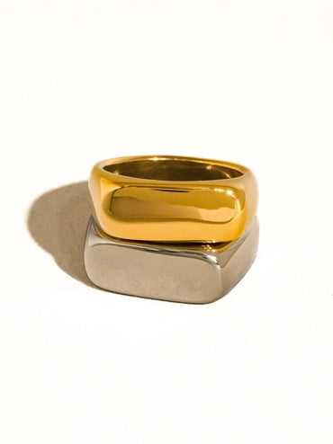 Glayce Non-Tarnish Classic Signet Ring