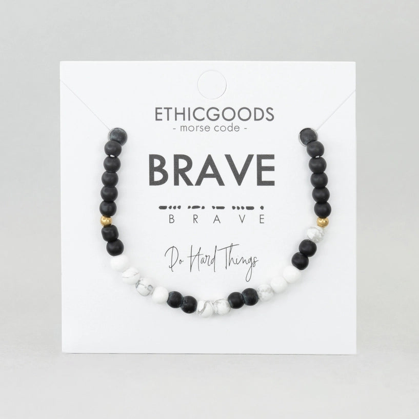 Morse Code Bracelet | Brave