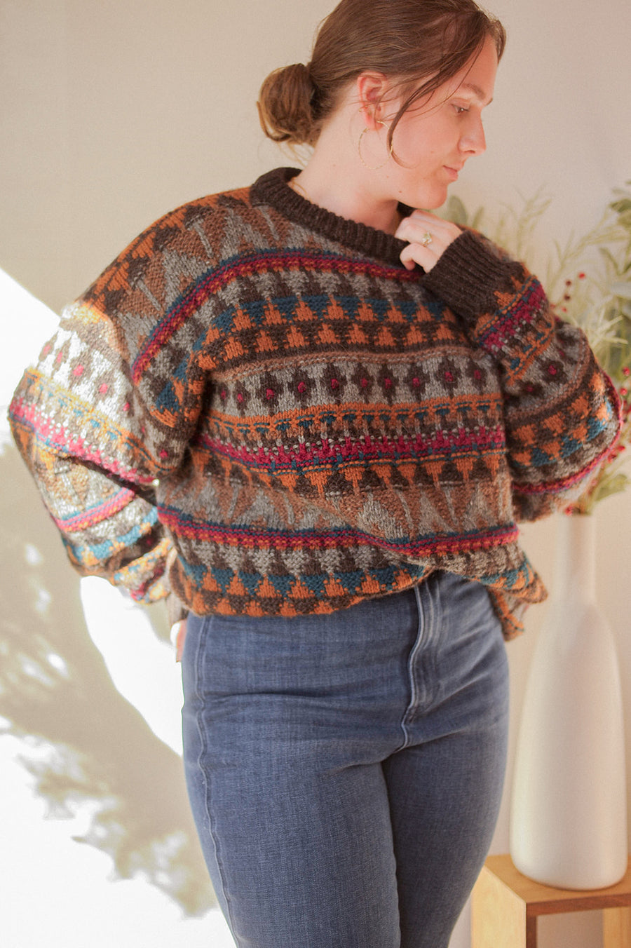 Field Gear Multicolored Knit Wool Sweater