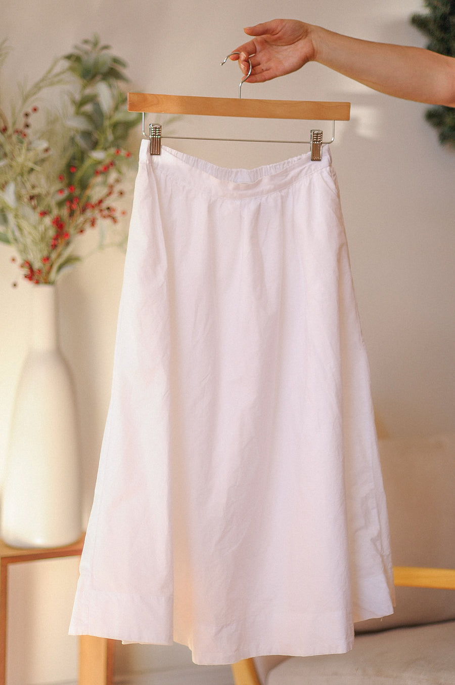 A New Day White Maxi Skirt