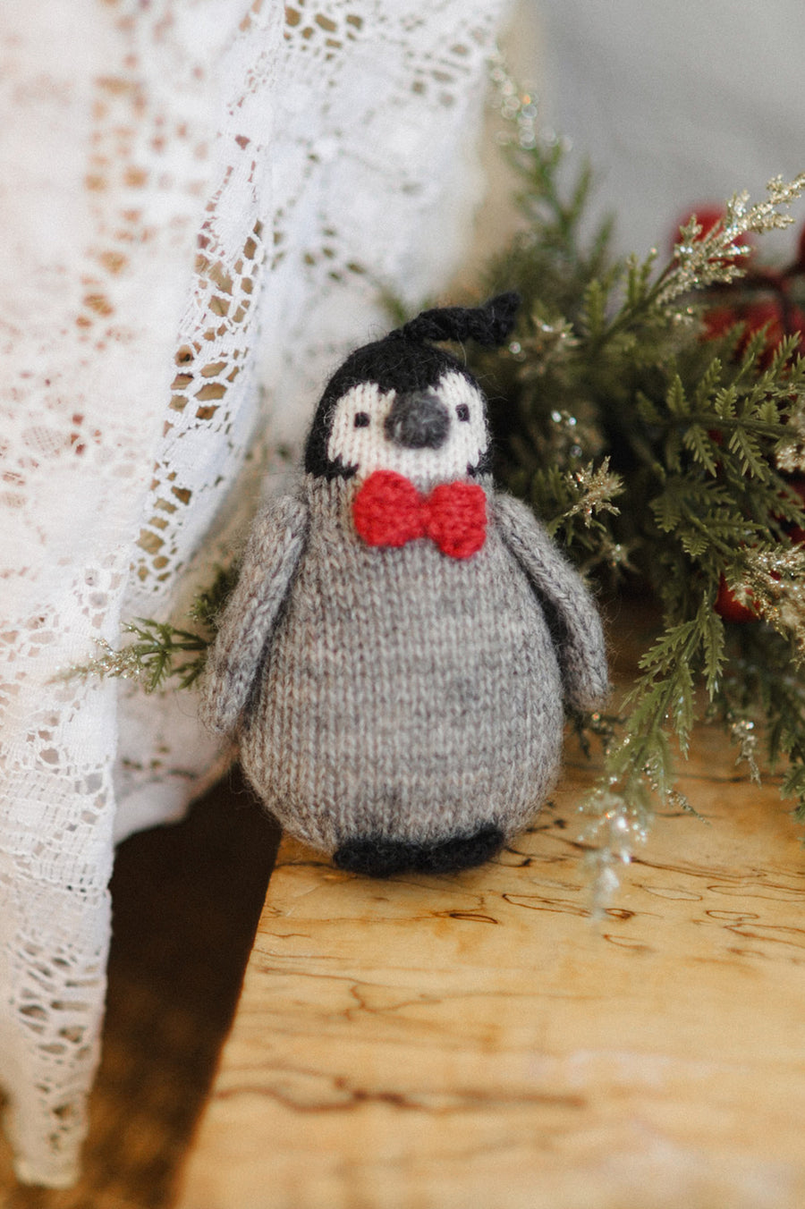 Bowtie Penguin Ornament