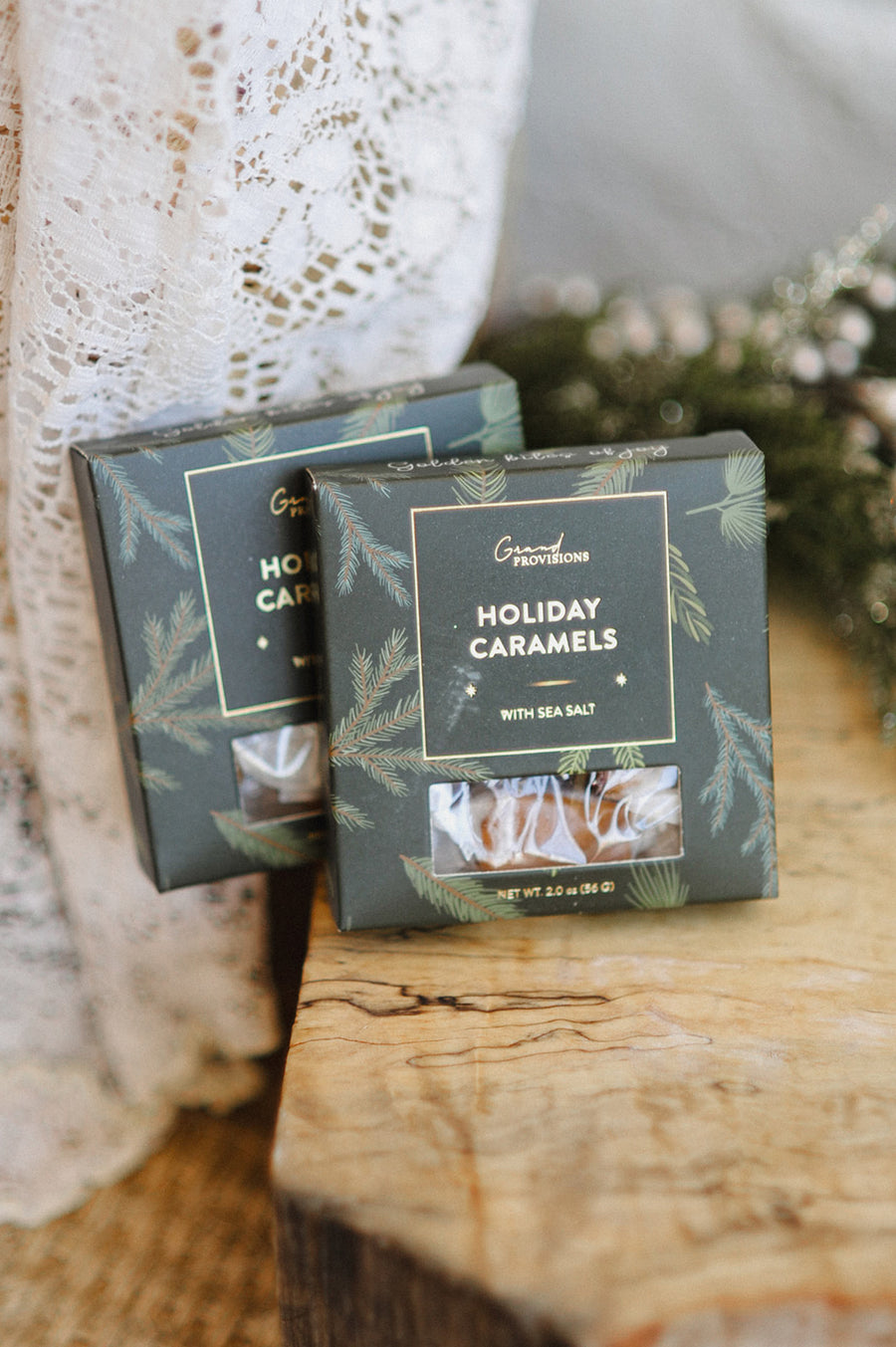 Creamy + Soft Holiday Caramels with Sea Salt