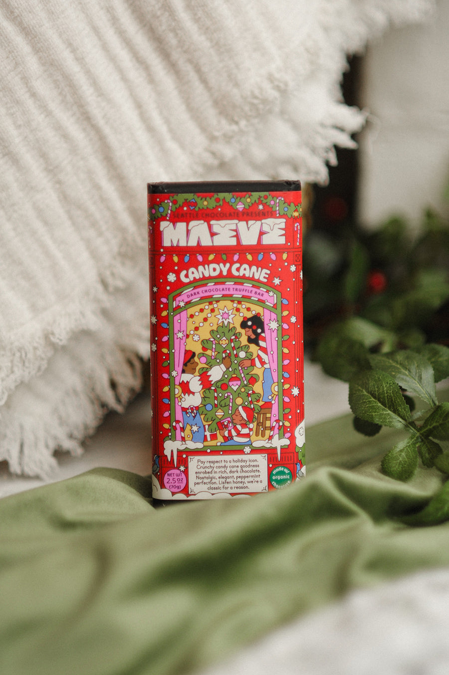 Candy Cane Crunch Truffle Bar