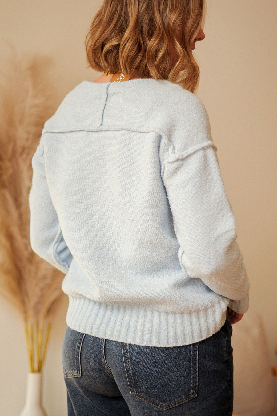 WE THE FREE Blue Sweater