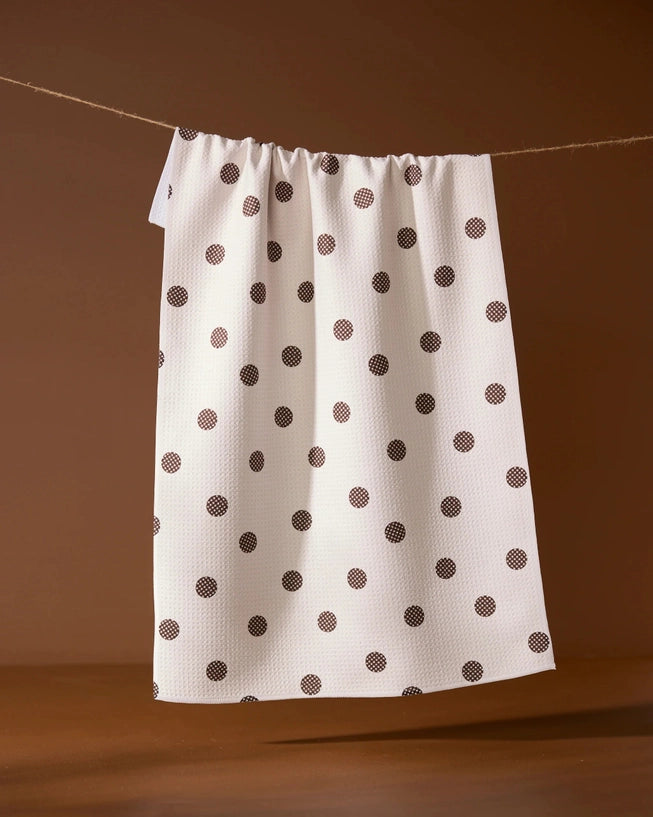 Polka Picnic Tea Towel