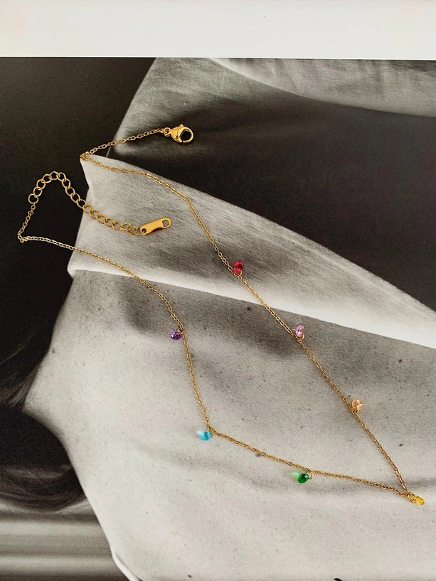 Ariana 18K Non-Tarnish Petite Chain Necklace
