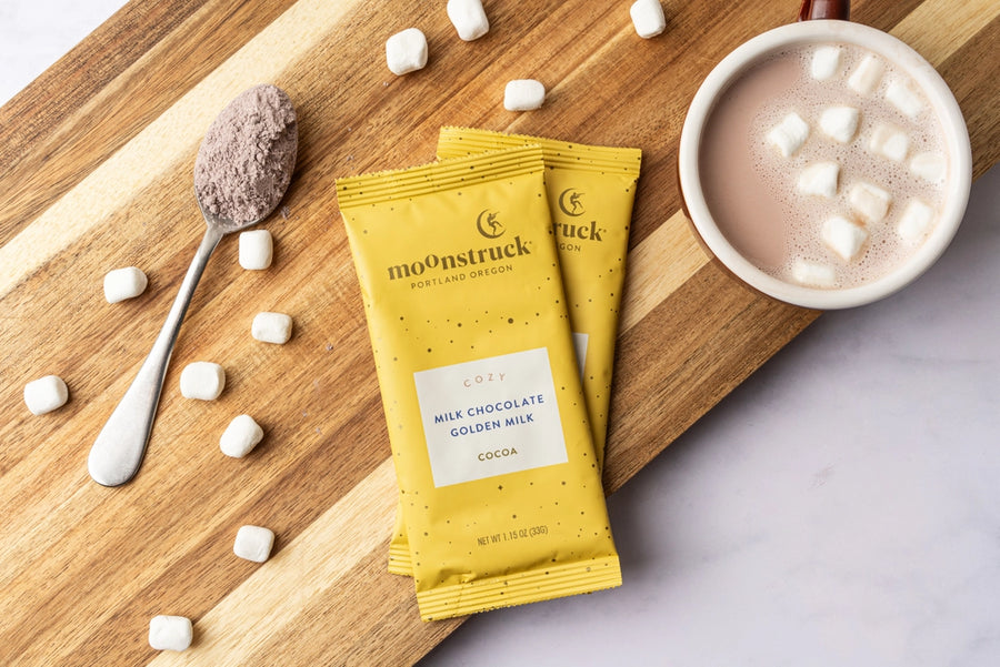 Golden Milk Chocolate Hot Cocoa Single Serve Pouch