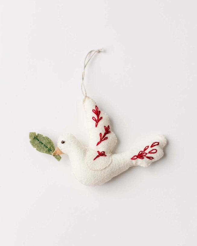 Dove Ornament | Red