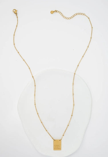 Act Justly Give Mercy Necklace