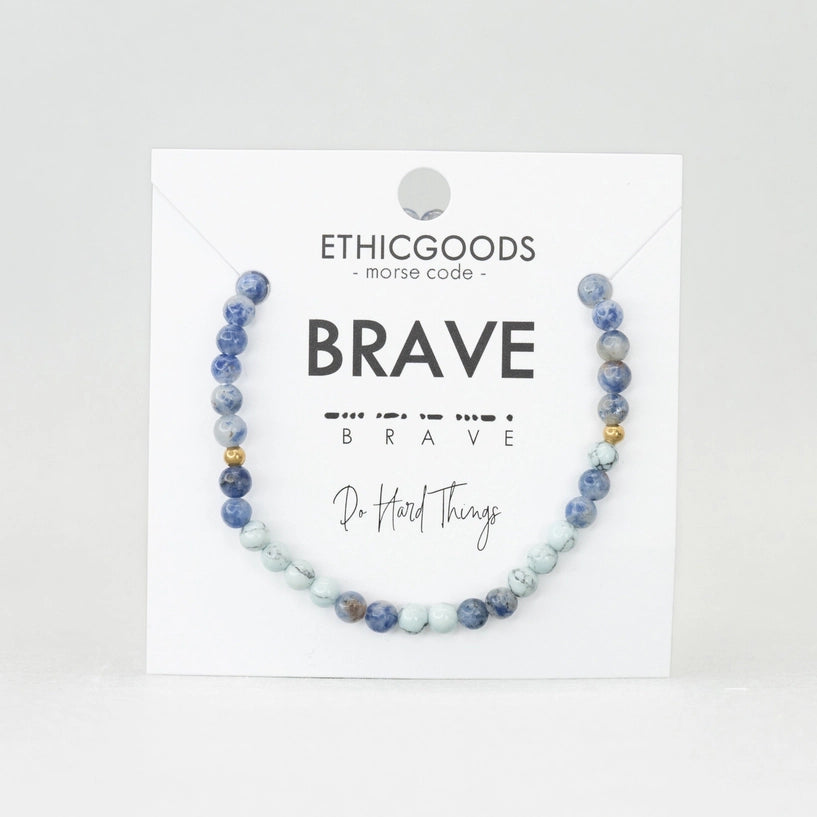 Morse Code Bracelet | Brave