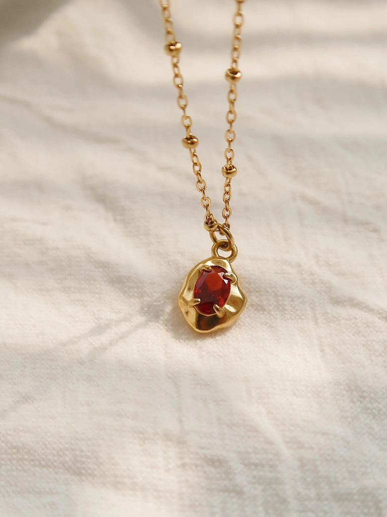 Ryleigh 18K Gold Non-Tarnish Petite Necklace | 2 Colors