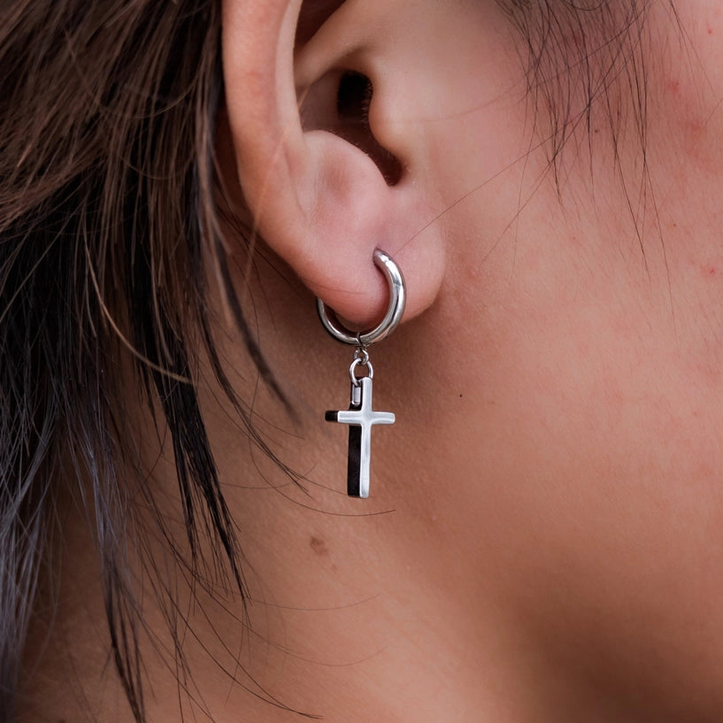 Courageous Cross Earrings | 2 Colors