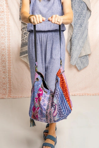 Boho Blooms Bag - Purple