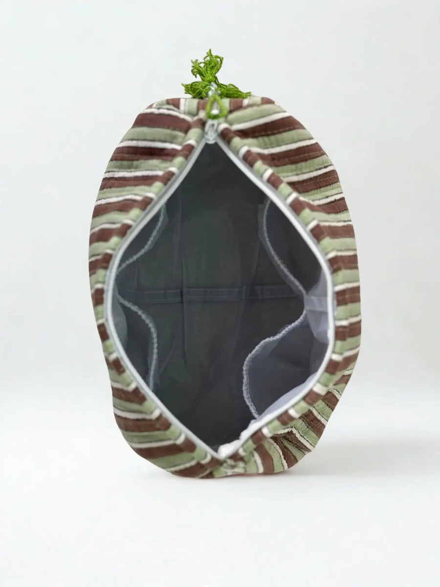 Block Print Toiletry Travel Bag | Multiple Sizes