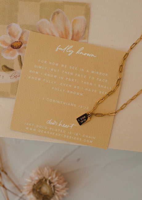 Fully Known Mini Tag Necklace