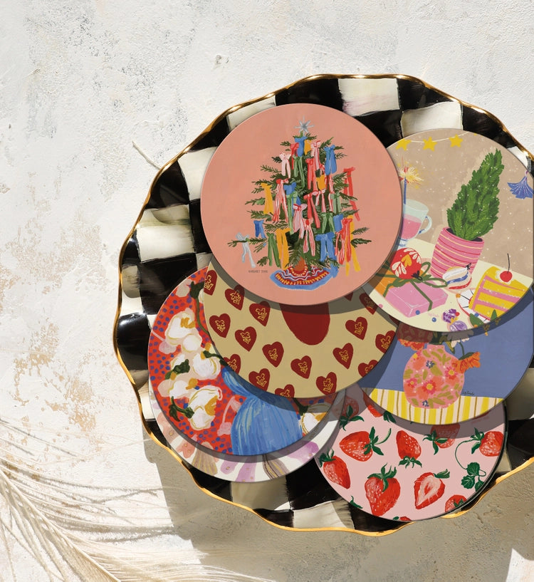 Christmas Bows Coaster | Plantable