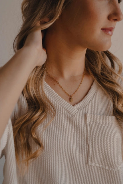 Fully Known Mini Tag Necklace