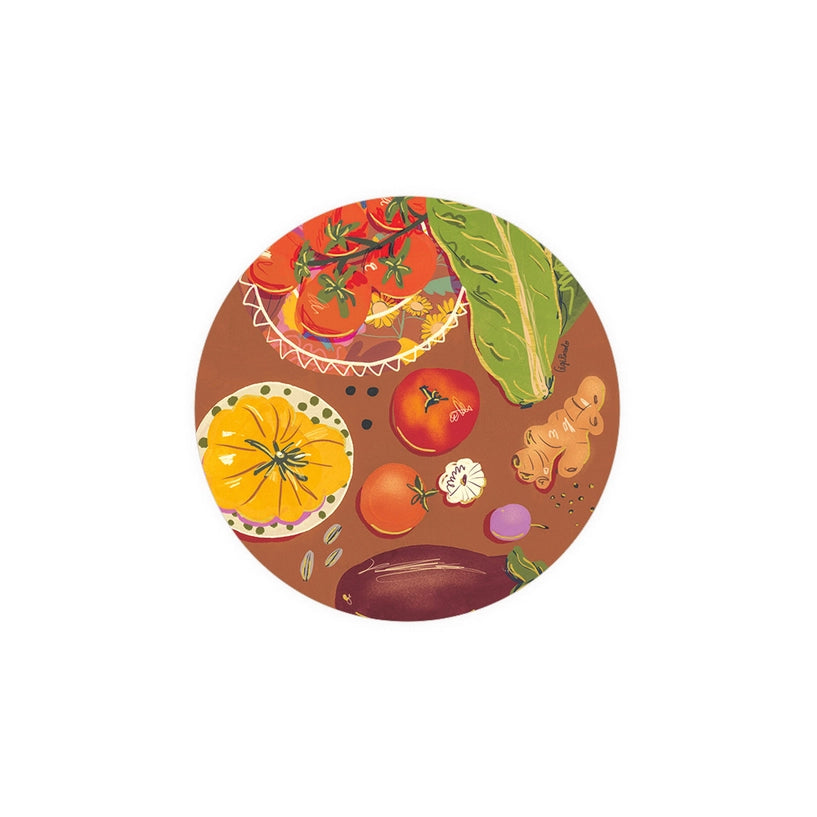 Veggies Seedling Coaster | Plantable