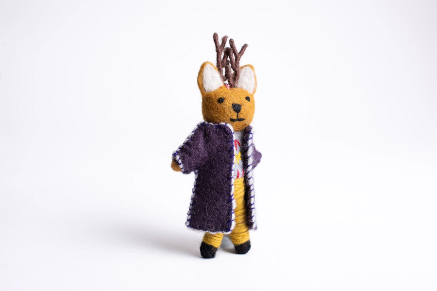 Felt Reindeer Ornament