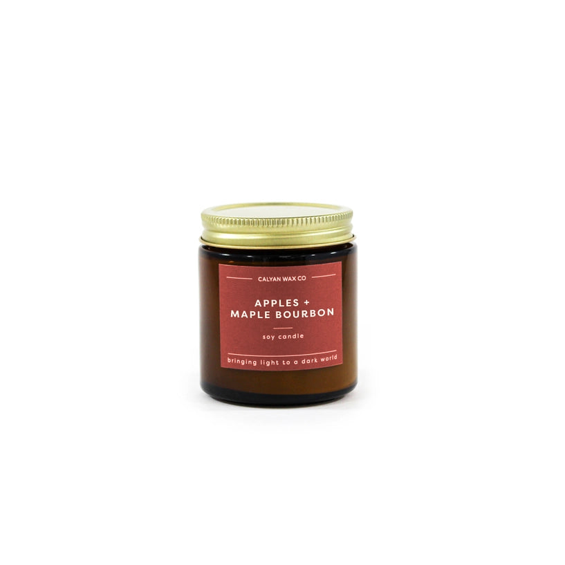 Apples + Maple Bourbon - Mini Soy Candle