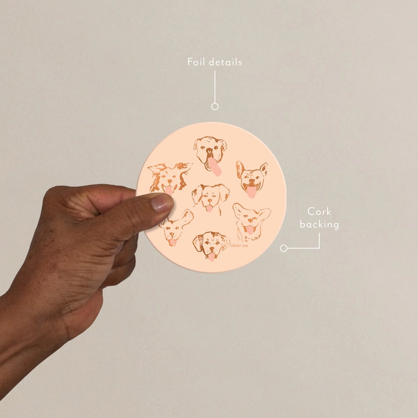 Dog Kisses Coaster | Plantable