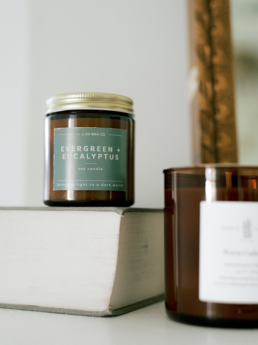 Evergreen + Eucalyptus Mini Candle