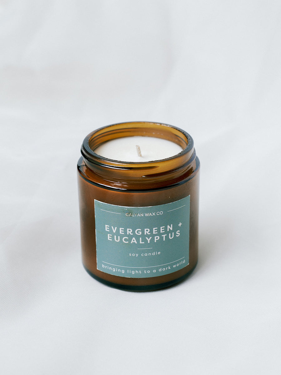 Evergreen + Eucalyptus Mini Candle