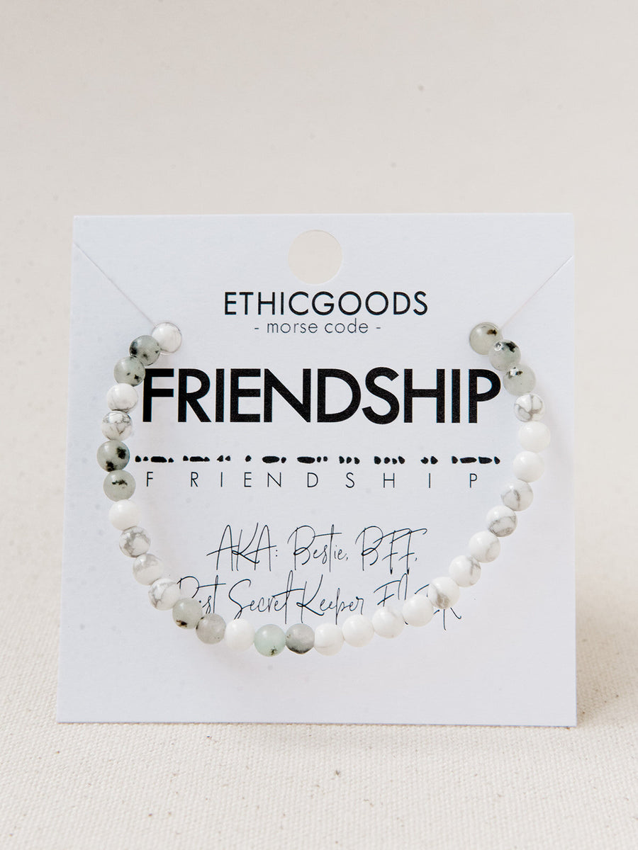 Morse Code Bracelet | Friendship