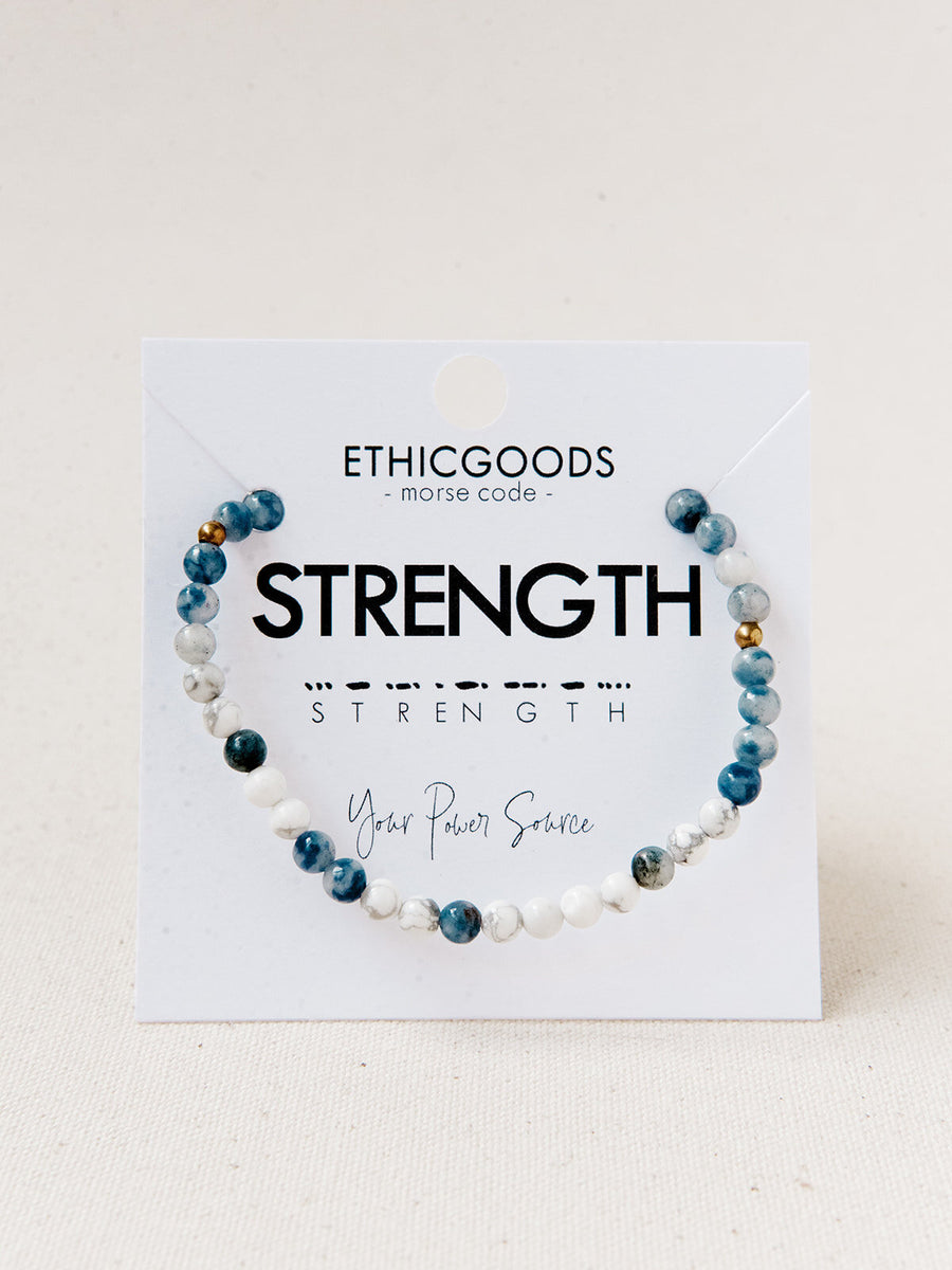 Morse Code Bracelet | Strength