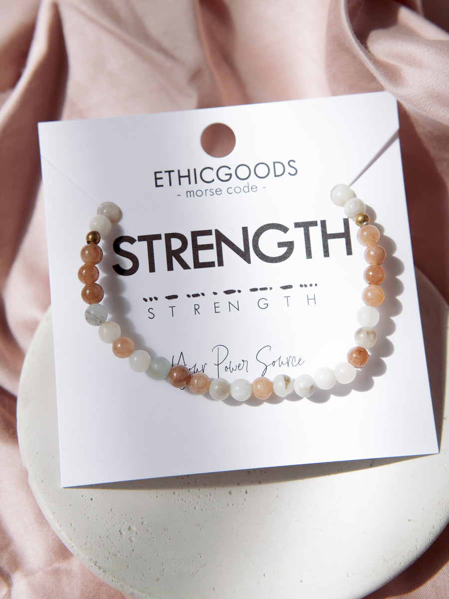 Morse Code Bracelet | Strength