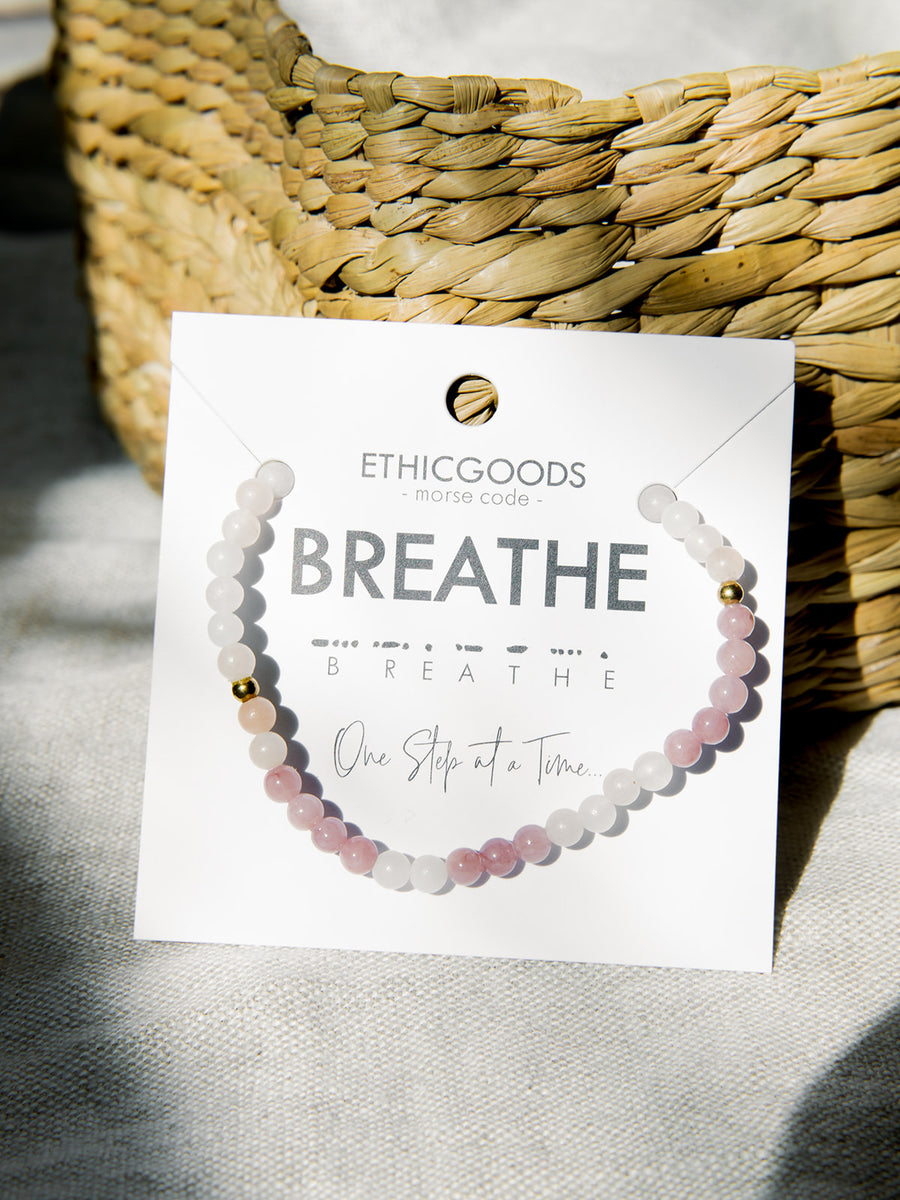 Morse Code Bracelet | Breathe