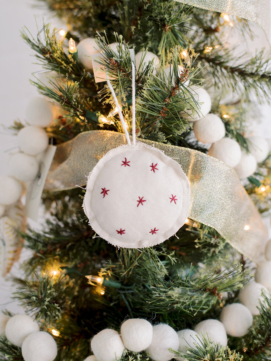 Classic Circle Christmas Ornament